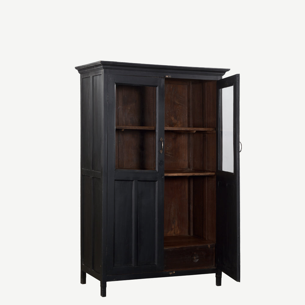 The Monasta Antique Display Dresser in Wilde Black