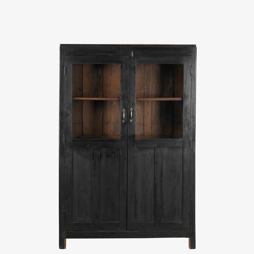 The Byrne Antique Display Dresser in Wilde Black