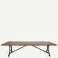 The Daley Antique Teak and Iron Dining Table