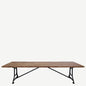 The Daley Antique Teak and Iron Long  Table