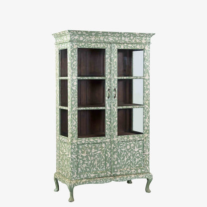 The Ethereal Hand Painted Antique Display Dresser