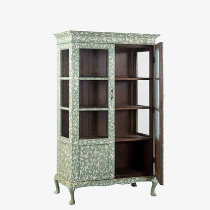 The Ethereal Hand Painted Antique Display Dresser
