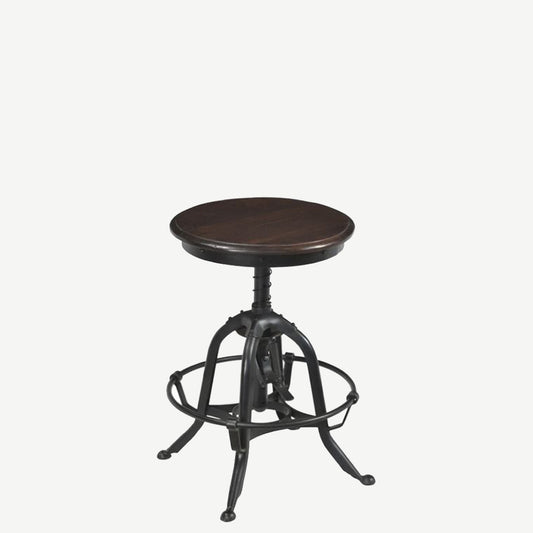 Adjustable Industrial Bar Stool