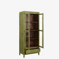 The Ashley Antique Display Dresser in Fern Frond Green