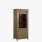 The Brona Antique Display Dresser in Estuary Grey