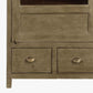The Brona Antique Display Dresser in Estuary Grey