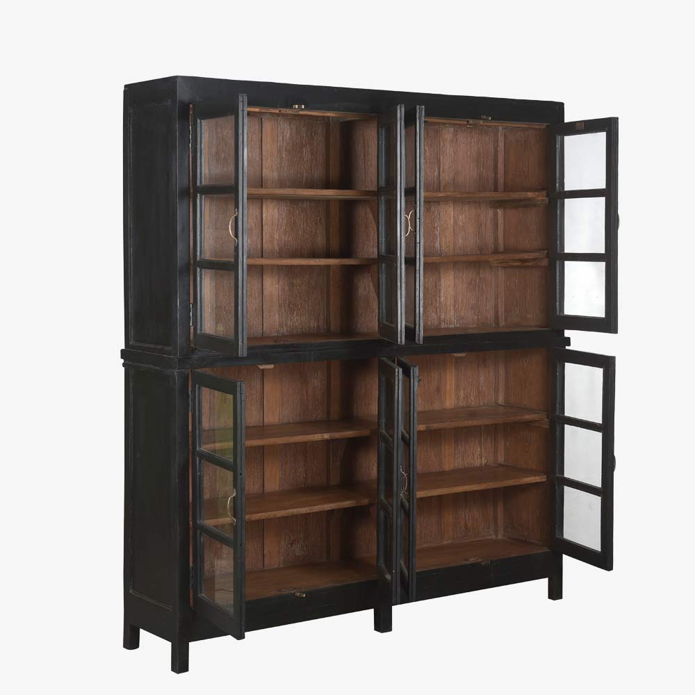 The Daley Antique Display Dresser in Wilde Black