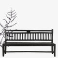 The Farnham Antique Bench in Wilde Black