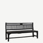 The Farnham Antique Bench in Wilde Black
