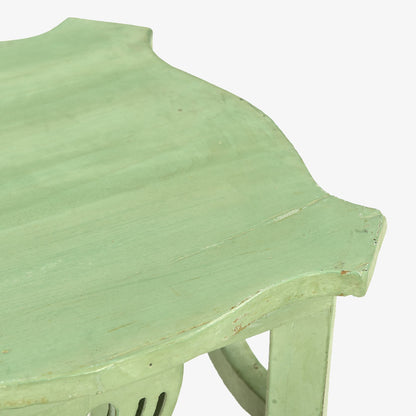 The Clover Antique Side Table in Hampstead Green