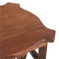 The Clover Antique Side Table in Natural Teak