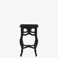 The Clover Antique Side Table in Wilde Black
