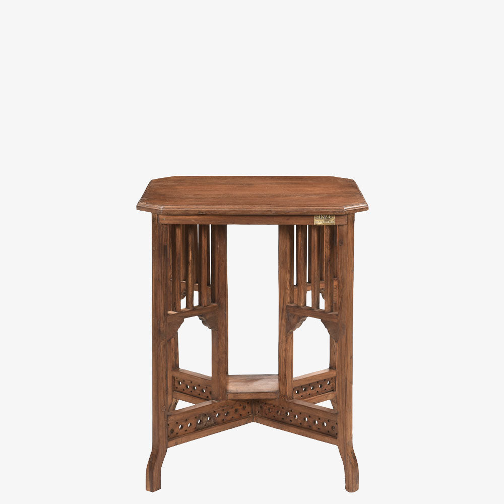 The Enda Antique Fretwork Side Table