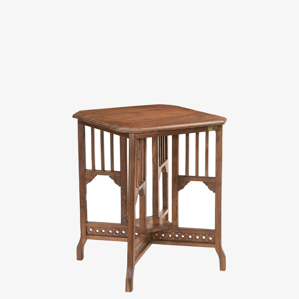 The Enda Antique Fretwork Side Table