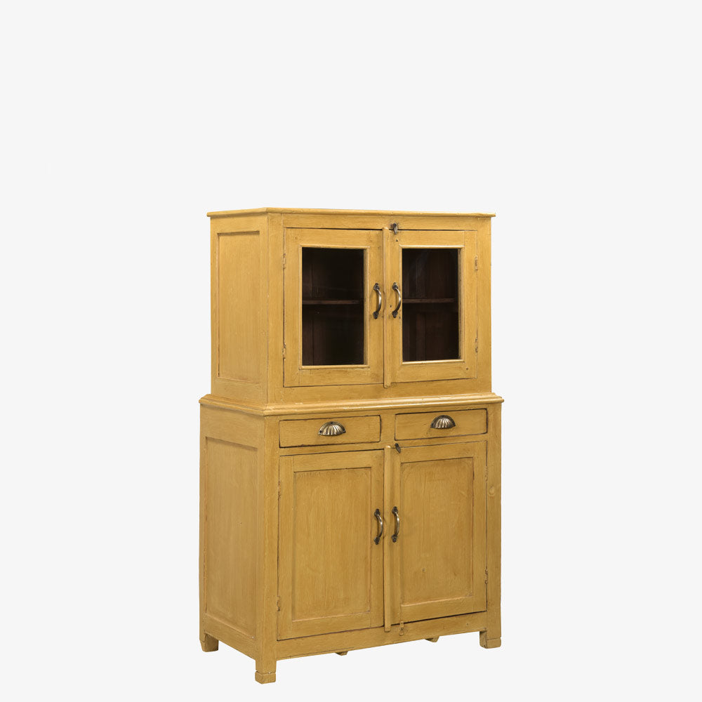 The Deacy Antique Mini Dresser in French Afternoon Yellow