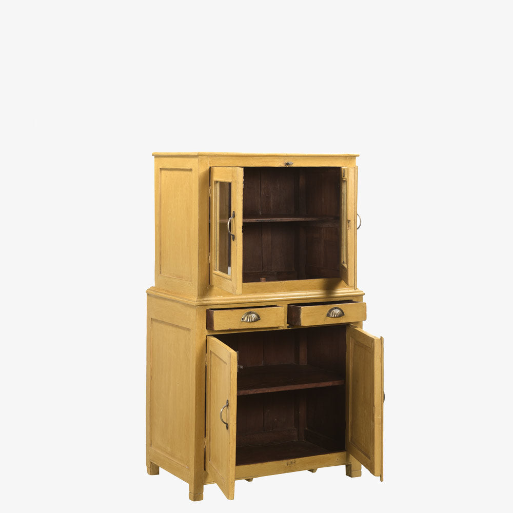 The Deacy Antique Mini Dresser in French Afternoon Yellow