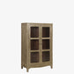 The Rian Antique Mini Display Dresser in Estuary Grey