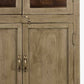The Brack Tall Antique Display Dresser in Estuary Grey