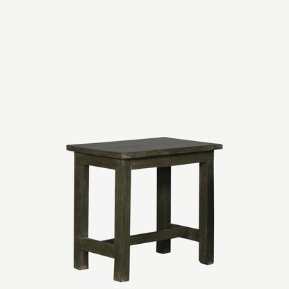The Bailey Antique Stool in Olive Green