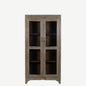 The Kilkoo Antique Display Dresser in Estuary Grey