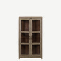 The Dursey Antique Display Dresser - Estuary Grey