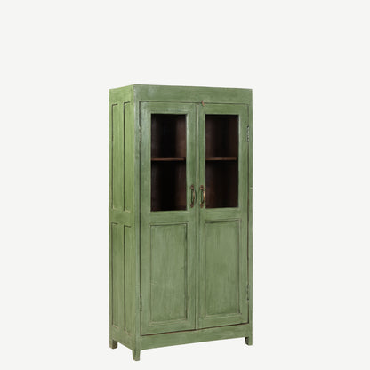 The Tasha Antique Mini Display Dresser in New Green